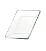 Plato Cuadrado 6" Libbey 0763 – Vidrio Transparente