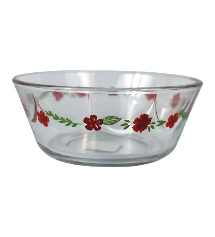 Tazón Crisa 5863 – Flores Rojas CZI