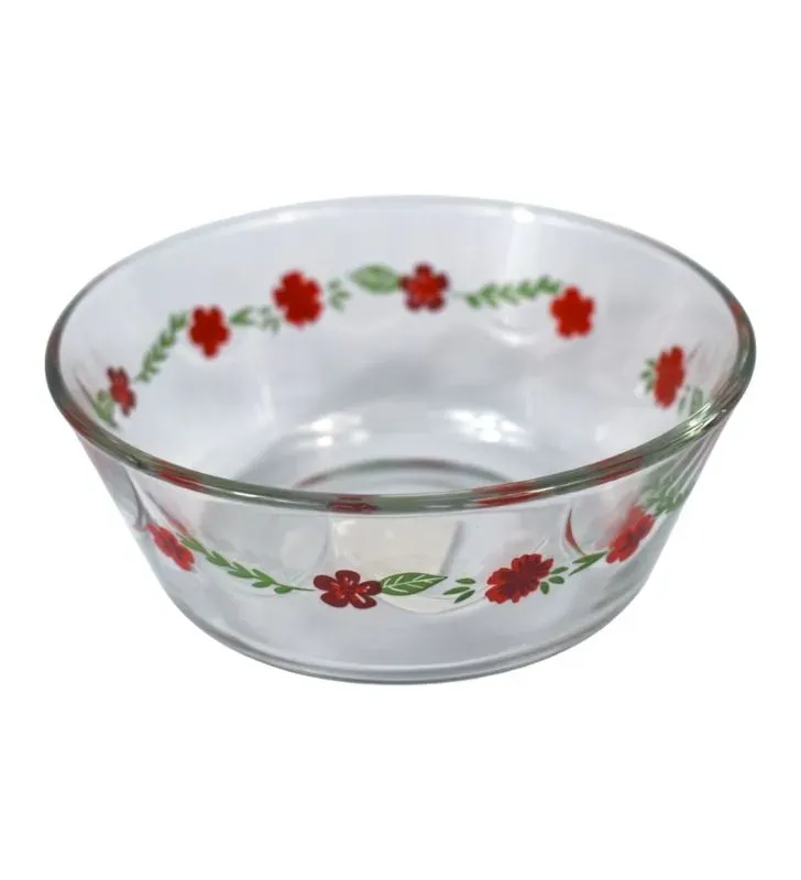 Tazón Crisa 5863 – Flores Rojas CZI