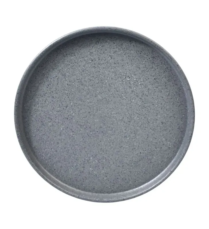 Plato Barcelona 23 cm Gray Granite Tavola