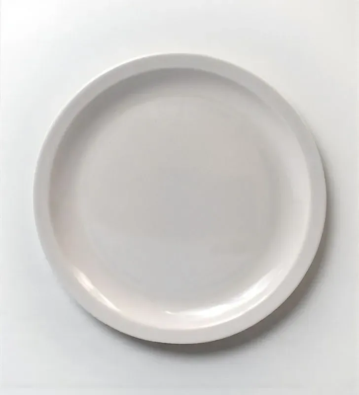 Plato Trinche 8" TÁVOLA – Melamina blanca resistente