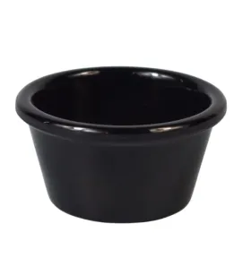 Ramekin 2 oz Melamina Negra TÁVOLA – Resistente y Ligero