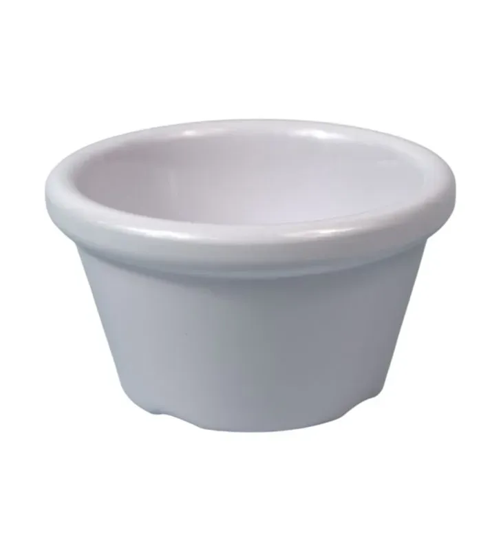 Ramekin 4 oz Melamina Blanca TÁVOLA – Resistente y Ligero