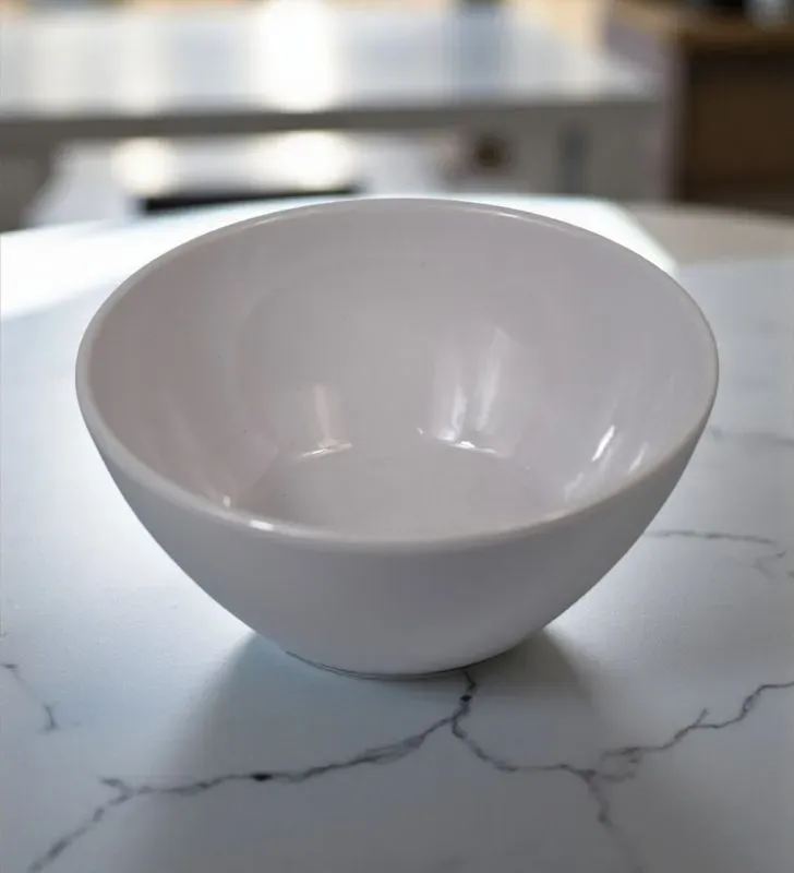 Bowl Cónico 5.5" TÁVOLA – Melamina Blanca Resistente