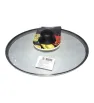 Tapa de Vidrio 28 cm TÁVOLA con Pomo Baquelita – Resistente y Funcional
