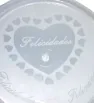 Hielera Guirnalda Polipro Circular con Corazones y "Felicidades" – Ideal para Eventos