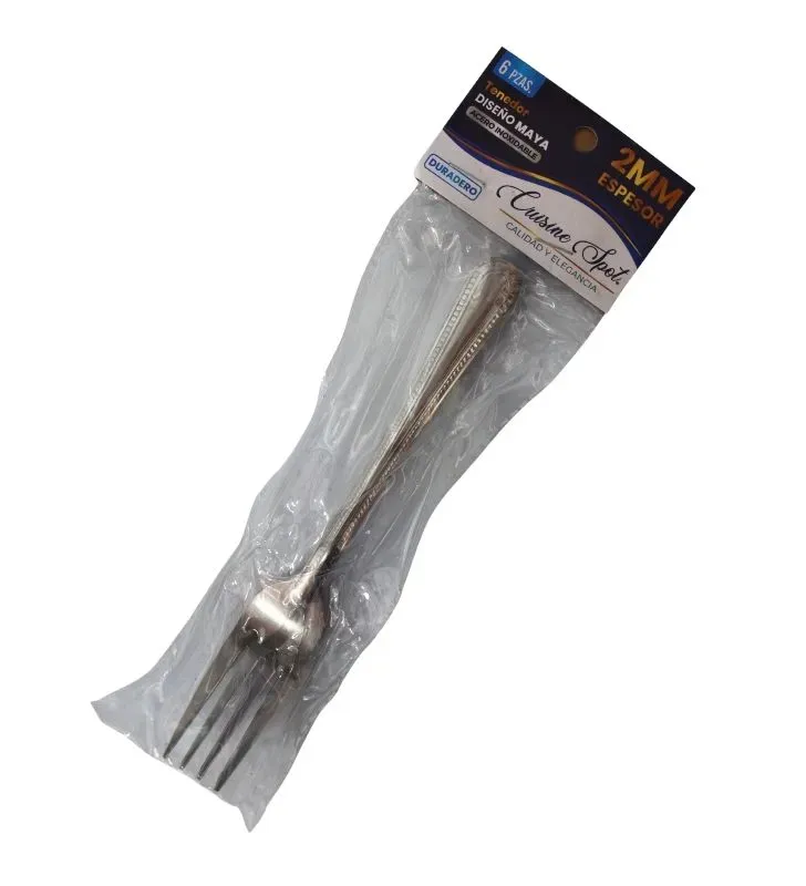 Set 6 Tenedores Maya Cuisine Spot E111 – Acero Inoxidable