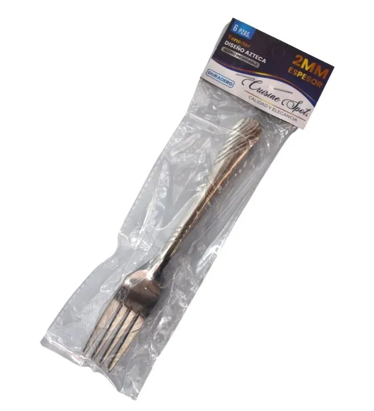 Set 6 Tenedores Azteca Cuisine Spot E114 – Acero Inoxidable