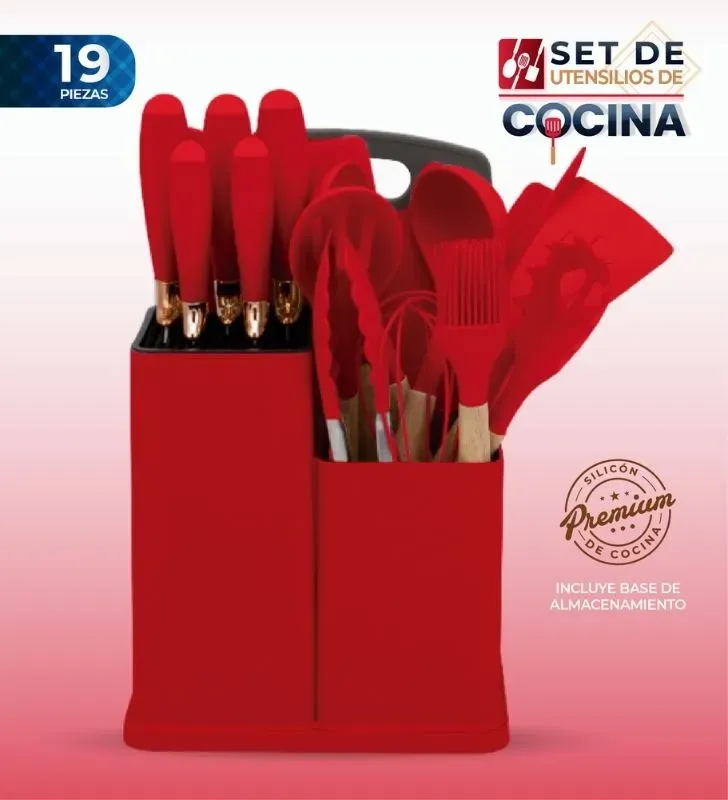 Juego de Utensilios 19 piezas Cuisine Spot AH00001-001/005