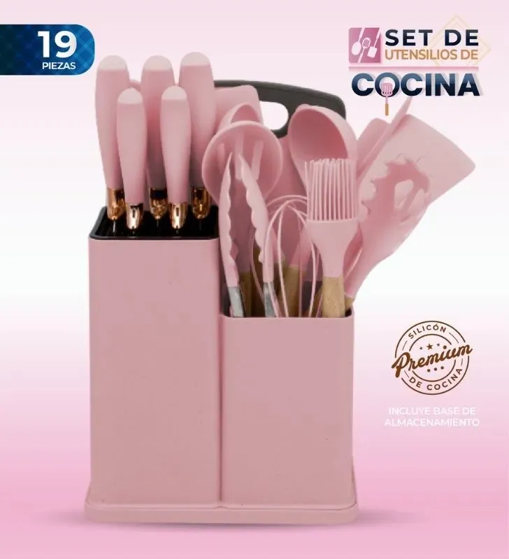 Juego de Utensilios 19 piezas Cuisine Spot AH00001-001/005