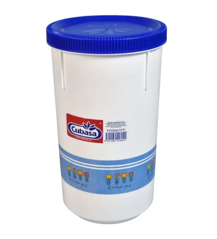 Cerealero Flores No. 4 Cubasa – Contenedor hermético 2.6L
