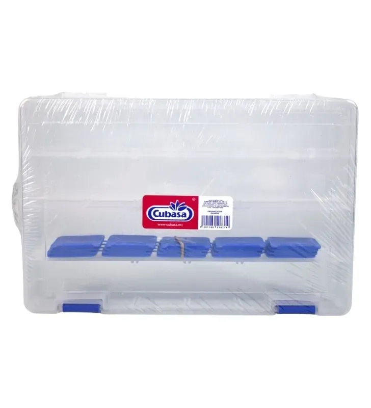 Organizador Grande Cubasa 1831 – Caja con 24 divisiones y broches de seguridad
