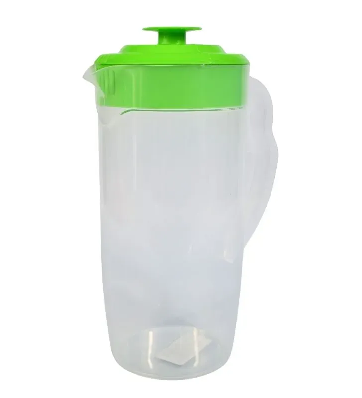 Jarra Stefy 2 Lts Europlast – Transparente con tapa multicolor