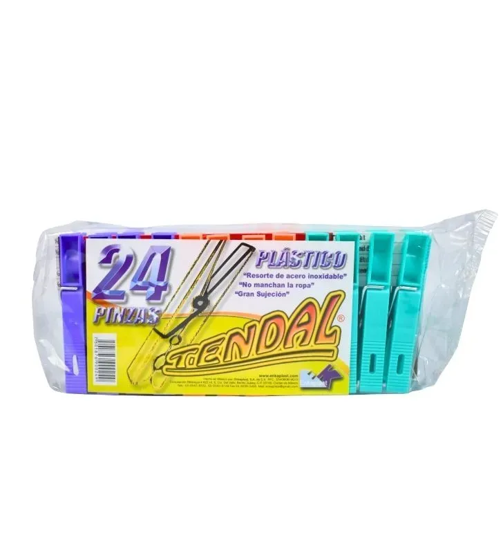 Pinza para Ropa Enkaplast 24 piezas