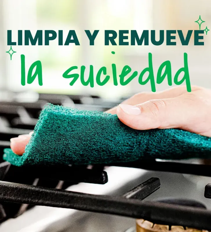 Fibra Verde Scotch-Brite 2224-8 – Limpieza General en el Hogar