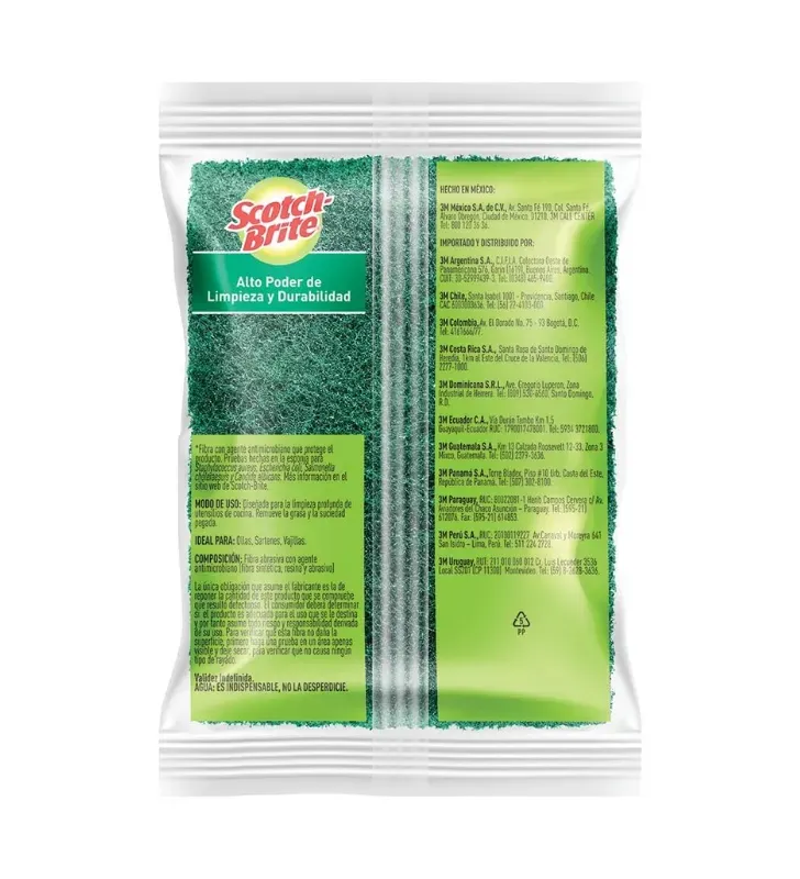 Fibra Verde Grande Scotch-Brite 0029-6 – Limpieza intensiva