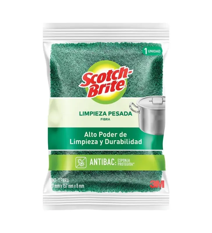 Fibra Verde Grande Scotch-Brite 0029-6 – Limpieza intensiva