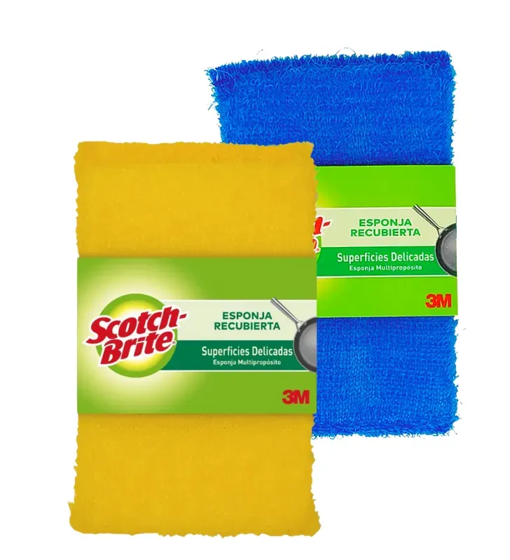 Esponja Recubierta Colores Scotch-Brite 7530-8 / 0534-4 – Cero Rayas