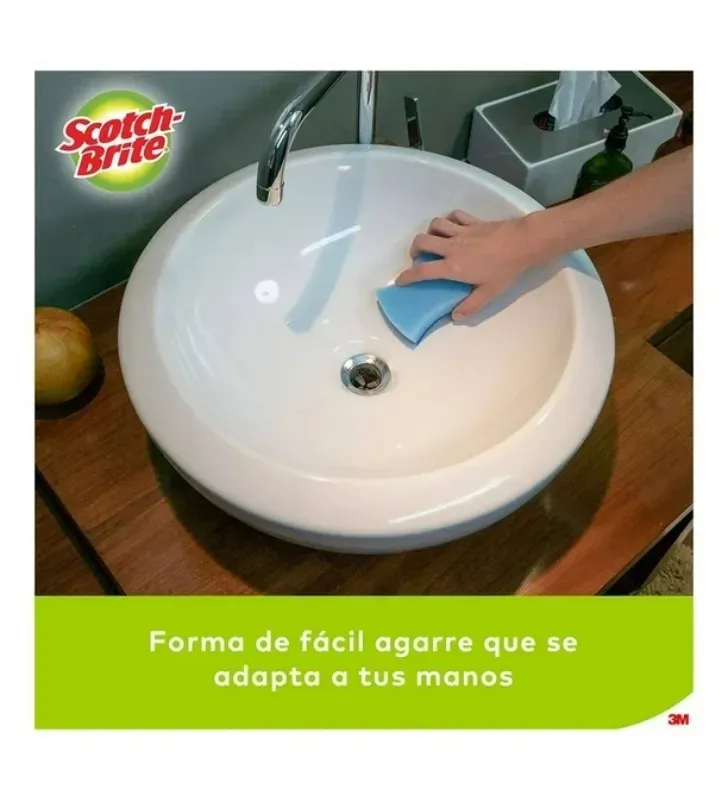 Fibra Esponja Scotch-Brite Cero Rayas – Limpieza sin rayar