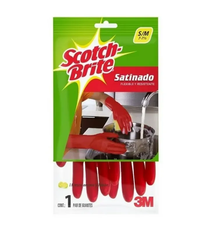 Guante Multiusos Scotch-Brite 7580-3 CH-MED – Látex