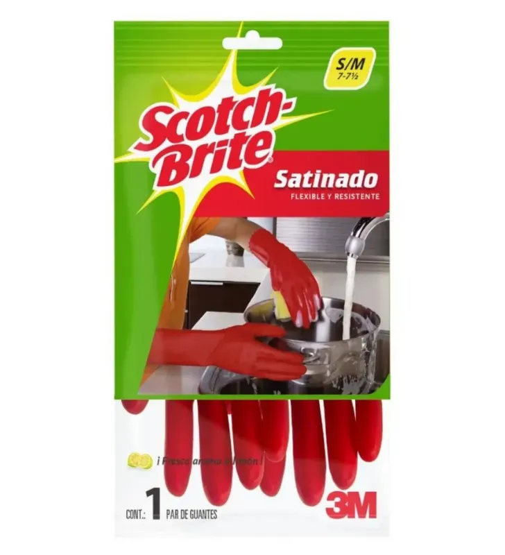 Guante Satinado Scotch-Brite 7581-1 CH-MED