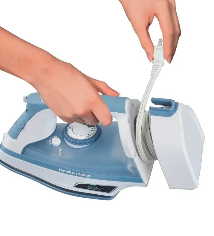 Plancha Durathon Hamilton Beach 19701 – 1500 W con vapor mejorado