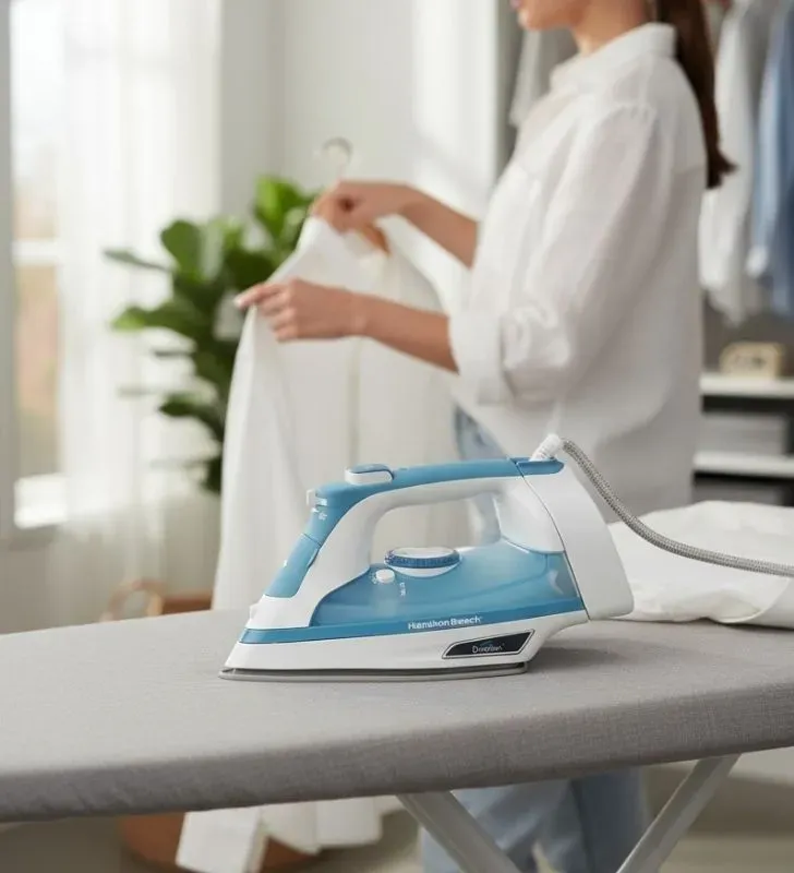 Plancha Durathon Hamilton Beach 19701 – 1500 W con vapor mejorado