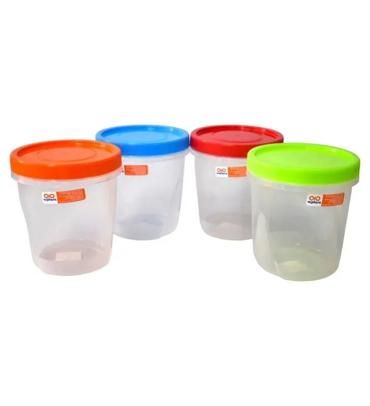 Recipiente ergonómico 1000 ml con tapa rosca marca Arplasa – Almacenamiento eficiente