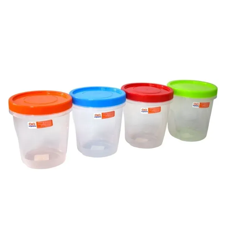 Recipiente ergonómico 1000 ml con tapa rosca marca Arplasa – Almacenamiento eficiente