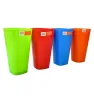 Vaso cuadrado grande Arplasa – 550 ml, colores surtidos