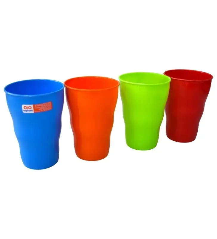 Vaso Hula Hula Chico Arplasa – 550 ml, colores surtidos