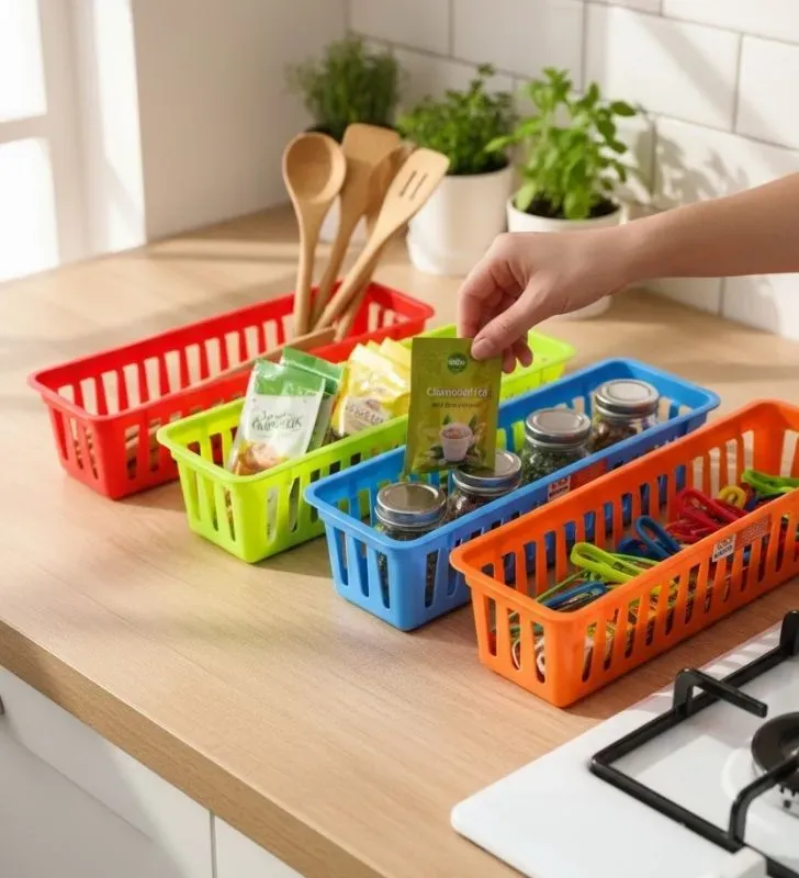 Organizador para cajones chico Arplasa – Set de 3 piezas, plástico resistente
