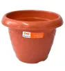 Maceta Flores No. 2 de plástico Arplasa – 1.5L, color café