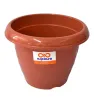 Maceta Flores No. 3 de plástico Arplasa – color terracota