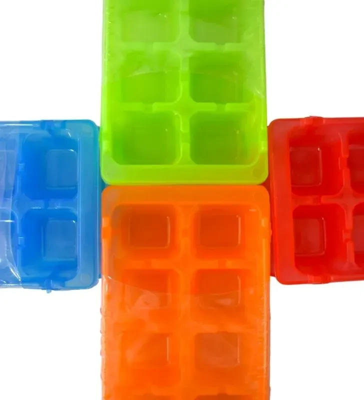 Set de 2 charolas para hacer hielo Arplasa – Plástico resistente, apilables