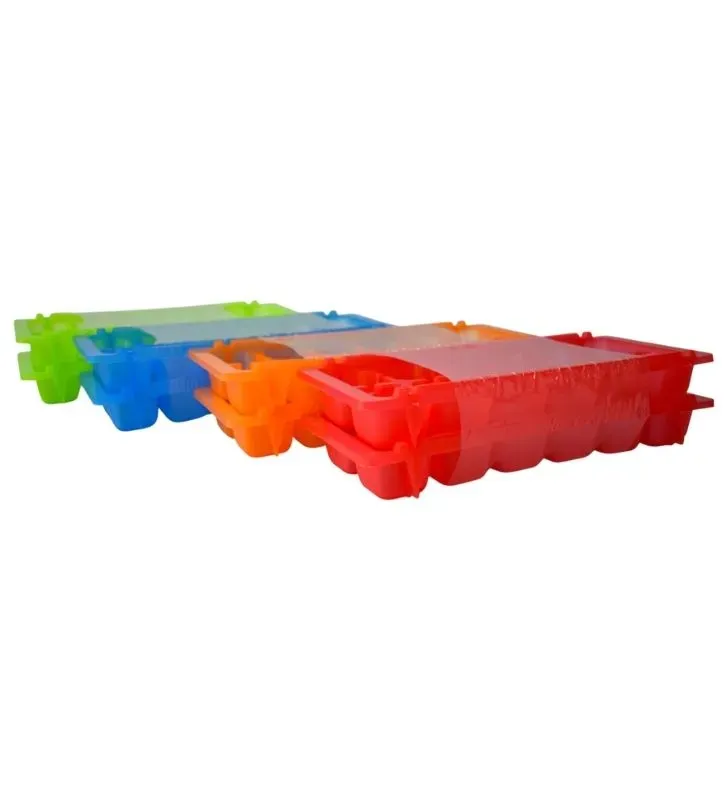 Set de 2 charolas para hacer hielo Arplasa – Plástico resistente, apilables
