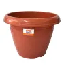 Maceta Flores No. 6 de plástico Arplasa – 10L, color terracota