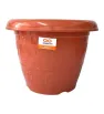 Maceta Flores No. 6 de plástico Arplasa – 10L, color terracota