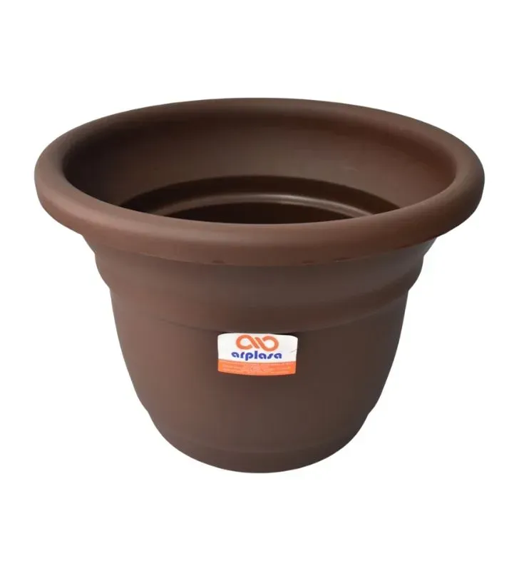 Maceta Atenas Chocolate Arplasa – Maceta plástica decorativa