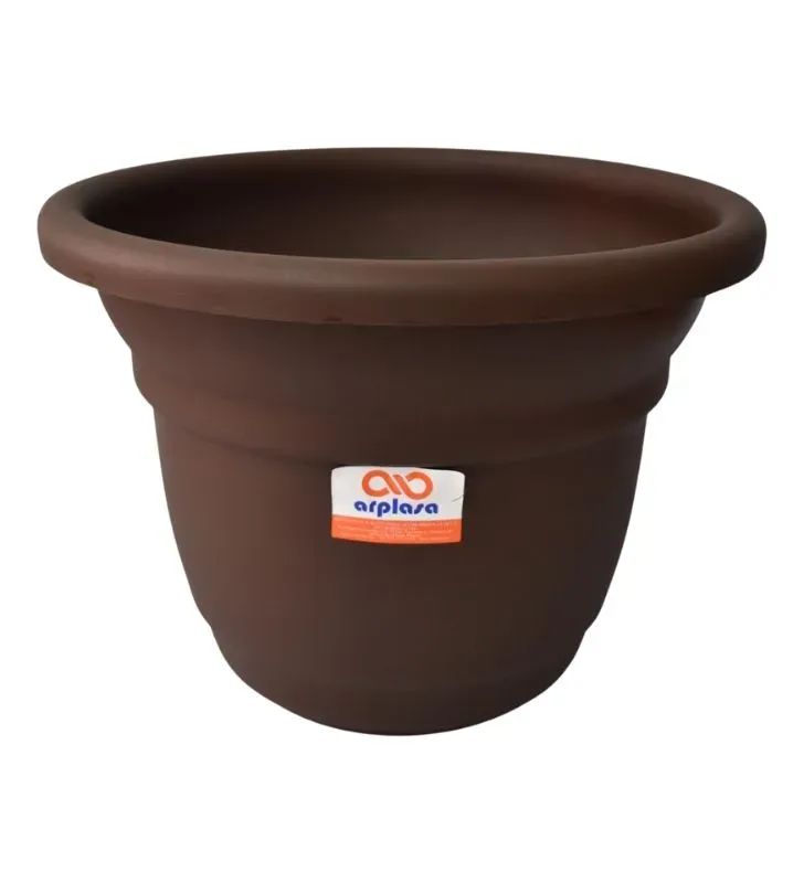 Maceta Atenas Chocolate Arplasa – Maceta plástica decorativa