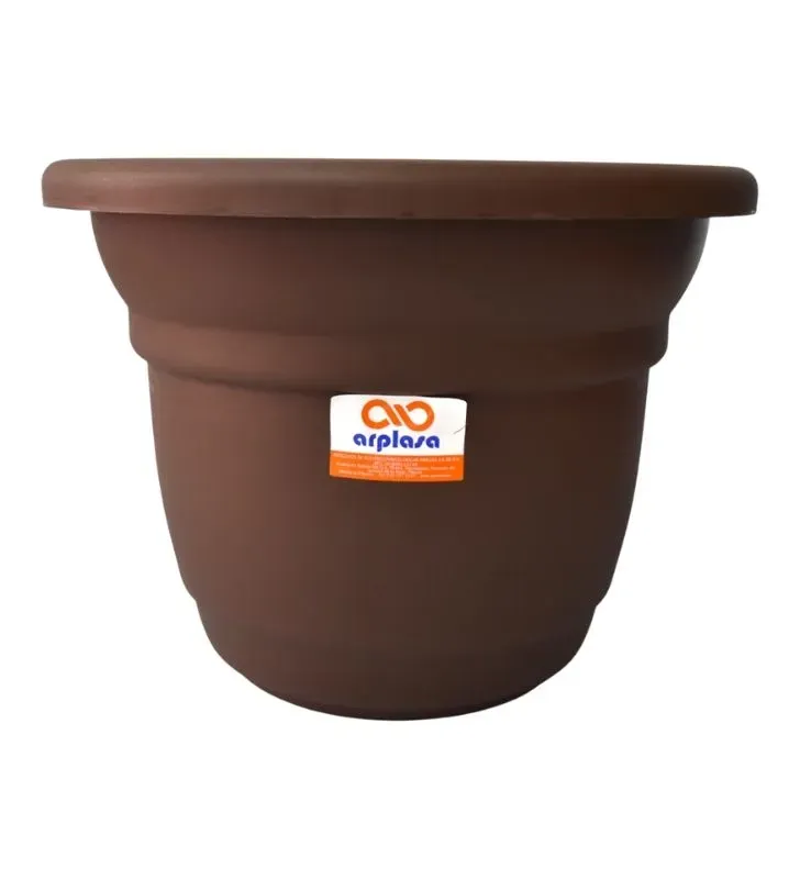 Maceta Atenas Chocolate Arplasa – Maceta plástica decorativa