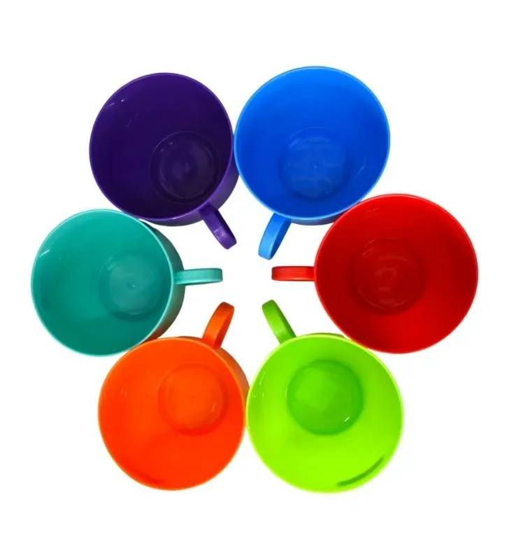 Taza Bolota Colores ARPLASA – Plástico decorativo para bebidas