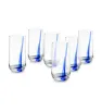 6098 JGO DE VASOS COOLER LISTON AZUL