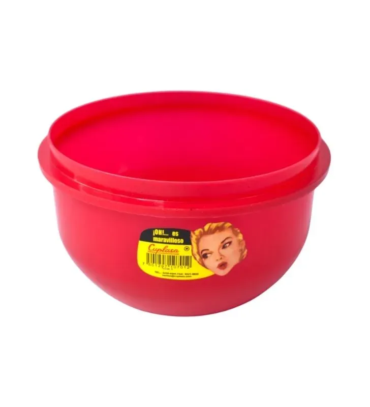 Tazón Hermético No.0 Cuplasa – 600 ml con tapa a presión