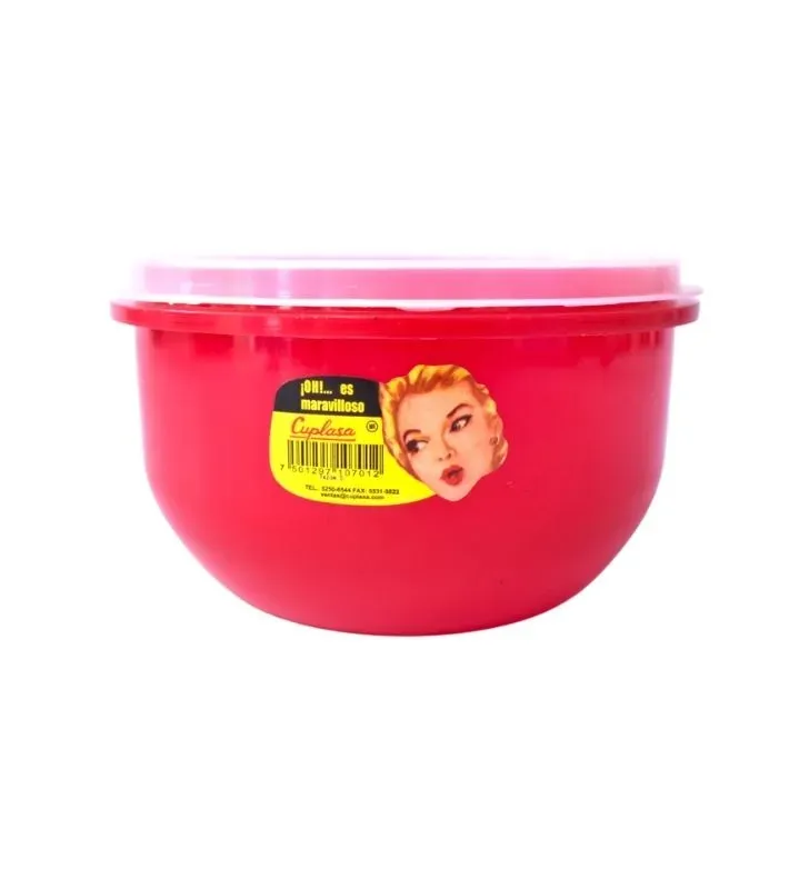 Tazón Hermético No.0 Cuplasa – 600 ml con tapa a presión