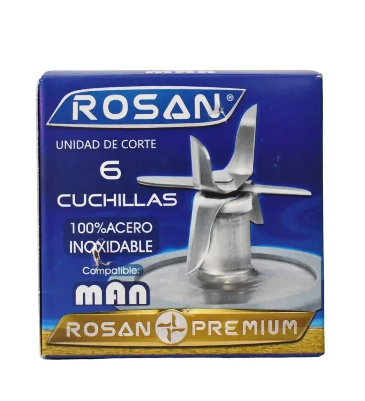 Diafragma Inoxidable Man Moderno Rosan – Acero Inoxidable para Licuadora
