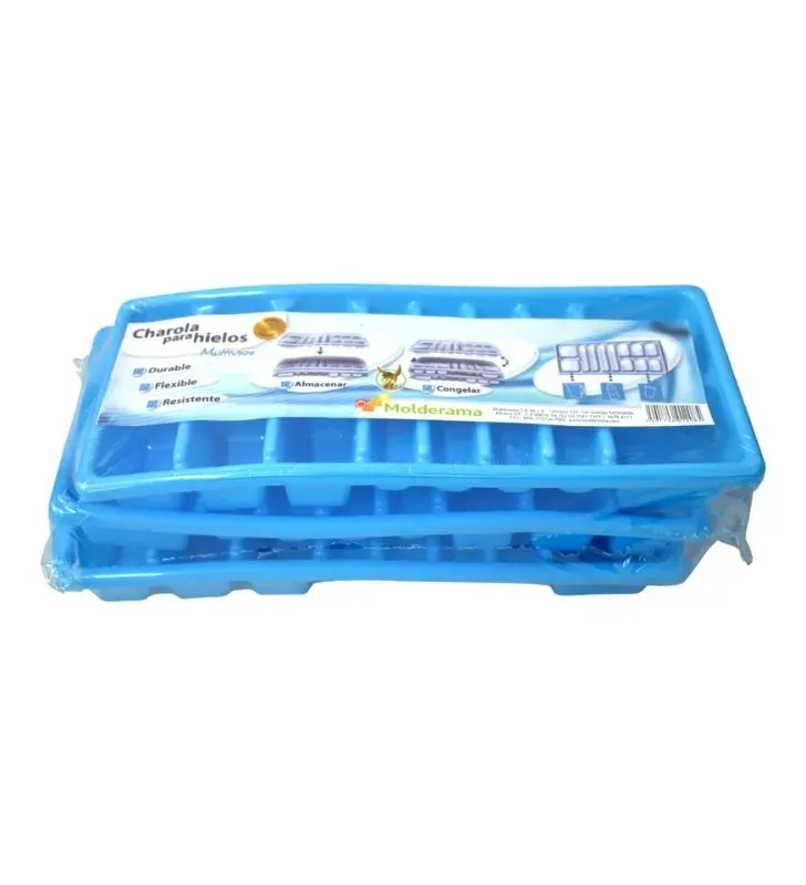 Set Hielera Multiusos P108 – 3 moldes para hielo, Molderama