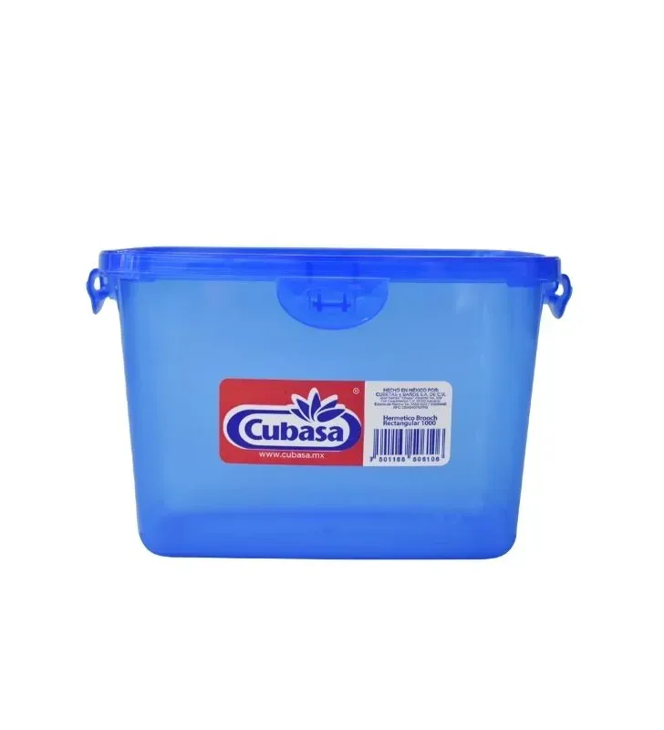 Hermético Brooch Rectangular Cubasa 0610 – 1000 ml