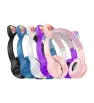 Audífonos P47M Tianlai – Diseño de Orejas de Gato con Luces LED RGB