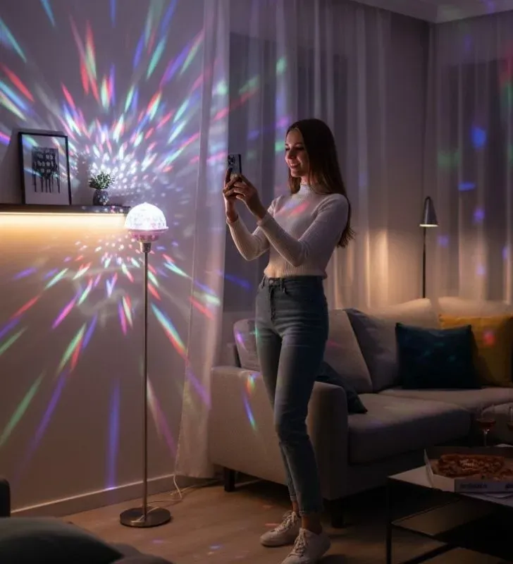 Lámpara Decorativa Tianlai VL-049 – Base E27, Consumo 4W, Luz Blanca